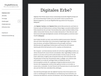 digitalerbe.eu Webseite Vorschau