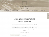 blumenauer-philippe.com Webseite Vorschau