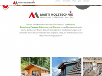 martiholztechnik.ch Webseite Vorschau