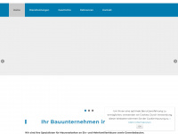 muellerbau.ch Webseite Vorschau