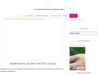 millefolia.ch Webseite Vorschau