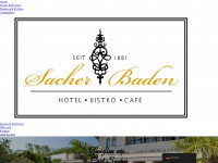 hotelsacherbaden.com Webseite Vorschau
