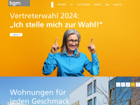 bgm-wohnen.de Webseite Vorschau