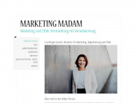 marketing-madam.de Webseite Vorschau