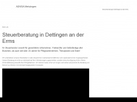 advisa-metzingen.de Webseite Vorschau