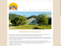 karunahaus.ch Webseite Vorschau