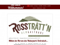 rosstratte.at Webseite Vorschau