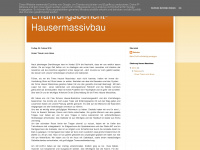 erfahrungsbericht-hausermassivbau.blogspot.com Webseite Vorschau