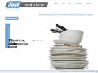 just-rent-clean.de Webseite Vorschau