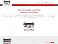buergerhaus-gmbh.de Webseite Vorschau