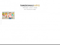 tanzschule-goetz.de Webseite Vorschau