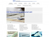 ghz-steuerberatung.de Webseite Vorschau