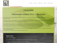schuetzenverein-neu-anspach.de Webseite Vorschau