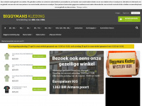 biggymanskleding.nl Webseite Vorschau