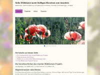 wildblume-sucht-biene.de Webseite Vorschau