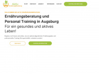 aktiv-ernaehrungsberatung-augsburg.de Webseite Vorschau