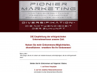pionier-marketing.com Webseite Vorschau