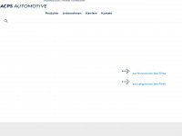 acps-automotive.com Webseite Vorschau