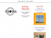 exotra.net Webseite Vorschau