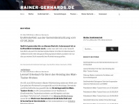 rainer-gerhards.de Webseite Vorschau