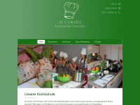 accurada-kochschule.de Webseite Vorschau