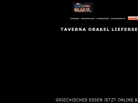 taverna-orakel-lieferservice.de Webseite Vorschau