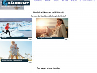 kaeltetherapie-nordhessen.de Webseite Vorschau