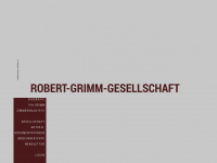 robertgrimm.ch Webseite Vorschau