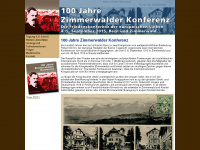zimmerwald1915.ch Webseite Vorschau