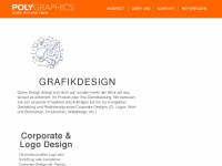 polygraphics.at Webseite Vorschau