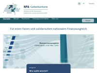 fairer-nfa.ch Webseite Vorschau