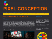 pixel-conception.de Webseite Vorschau