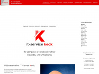 it-keck.de Webseite Vorschau