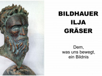 bildhauer-ilja-gräser.de Webseite Vorschau