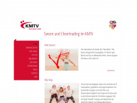 tanzen-cheerleading-kmtv.de Webseite Vorschau