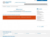 irw.univie.ac.at Webseite Vorschau