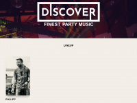 liveband-discover.de Webseite Vorschau