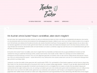 kuchenohnezucker.de Webseite Vorschau