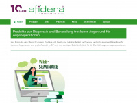 afidera.com Webseite Vorschau