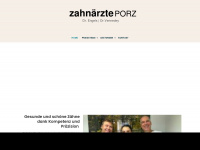 zahnaerzte-porz.de Webseite Vorschau