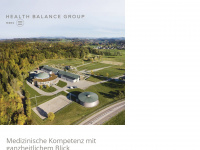 healthbalancegroup.ch Webseite Vorschau