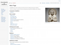 encyclopediaofbuddhism.org Webseite Vorschau
