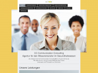 cc-communication-consulting.de Webseite Vorschau