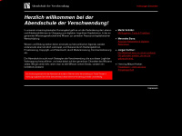 abendschule-der-verschwendung.org Webseite Vorschau