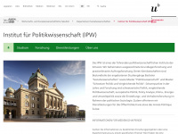 ipw.unibe.ch Webseite Vorschau