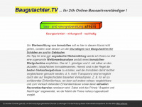 baugutachter.tv Webseite Vorschau