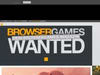 browsergames-wanted.de Webseite Vorschau