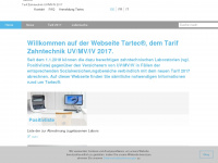 tartec.ch Webseite Vorschau