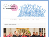 chorabella.de Webseite Vorschau