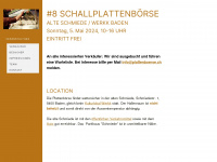 plattenboerse.ch Webseite Vorschau